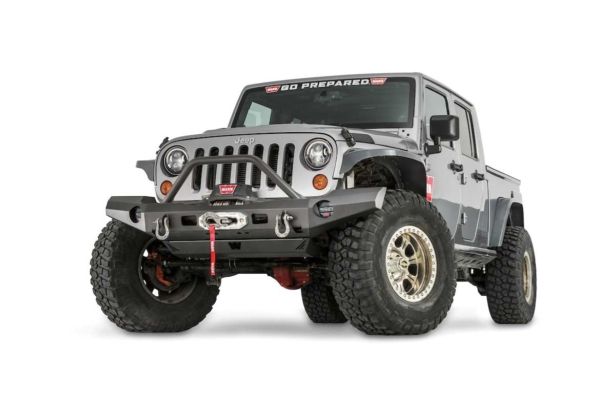 WARN ELITE SERIES FULL WIDTH FRONT BUMPER W/BULL BAR