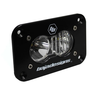 S2 Sport Black Flush Mount LED Auxiliary Light Pod - Universal